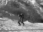 Fabio on the slopes of Altissimo, Apuane