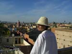 roofs of marrakech (and Cinzia)