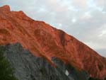 Apuane, the marble painted by the sunset