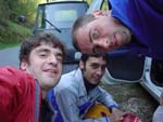 Me, Lorenzo and Giacomo before climb