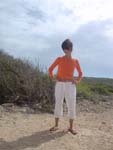 Cinzia in Lampedusa