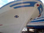 Island of Lampedusa, ancient memories on a boat
