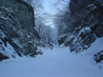 Winter route on Falterona, called