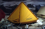 Turin, museum of mountain: the tent of K2 first ascension expedition, 1954