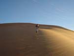 me climbing the big dune, erg chebbi