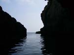 Exit of a sea cave, Ponza