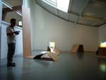 Biennal of Art, Australian stand (with japanese tourist)
