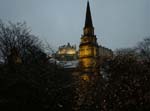 Edinburgh with snow