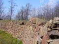 etruscan wall near Montalcino