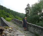 on the bridge