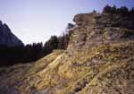 Towards Monte Grondilice, from the shelter Capanna Garnerone.