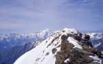Top of Gran Paradiso (4009 m.), Alps.