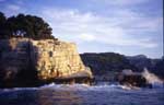 Calanques, France; from Cassis to Envau by boat