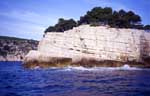 Calanques, France; from Cassis to Envau by boat
