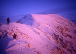Pizzo delle Saette, Apuane (Northwestern Tuscany); sunset on the top