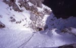 Pizzo delle Saette, Apuane (Northwestern Tuscany); central couloir