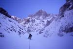 Pizzo delle Saette, Apuane (Northwestern Tuscany); central couloir