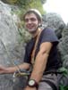 Annalisa route, M. Matanna (Apuane): me on the top