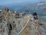 Path to Quintino Sella's refugee, under the Castore, Valdaosta
