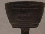 etruscan wild boar on bucchero